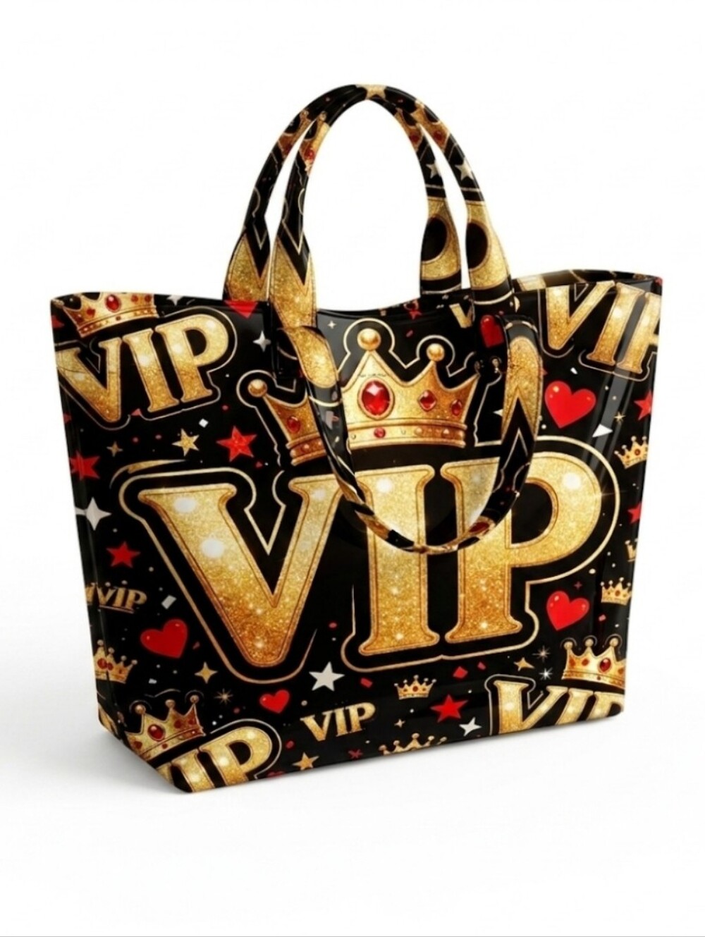 Women Beautiful VIP (VERY IMPORTANT PERSON) Handbag PVC Tote Large